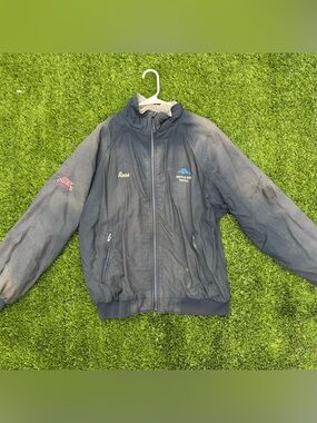 Port Authority Navy Outdoor Jacket with Nautical Patch